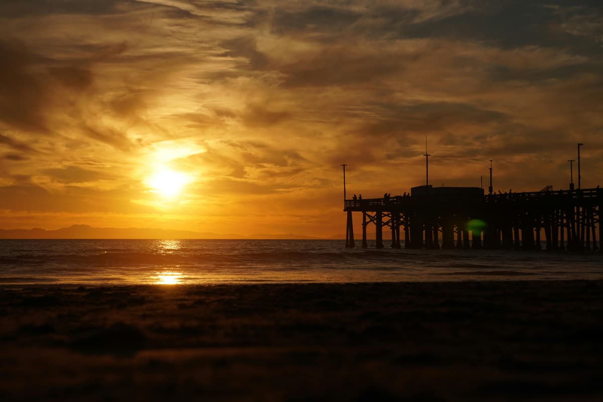 Newport Beach Pier in California